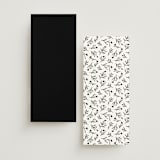 "Belle Romance" - Wedding Programs in Onyx by Katherine Moynagh - Back of Card Options