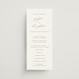 "Join Together" - Wedding Programs in Inked by Design Lotus - Front
