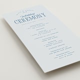 "Riviera" - Wedding Programs in Ocean by Kelly Schmidt - Detail