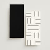 "Numerical" - Wedding Programs in Lily by Owl and Toad - Back of Card Options