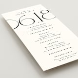"Numerical" - Wedding Programs in Lily by Owl and Toad - Detail