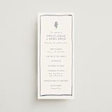 "Blue Bells" - Wedding Programs in Cornflower by Mere Paper - Front