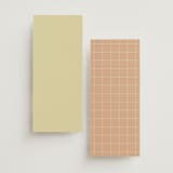 "Sienna" - Wedding Programs in Salmon by Ellen Schlegelmilch - Back of Card Options