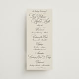 "Old Fashioned" - Wedding Programs in Night by Ani Somi - Front