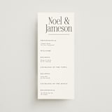"Modern Space" - Wedding Programs in Cloud by Ashlee Townsend - Front