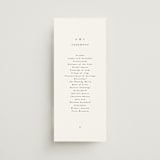 "traditional love story" - Wedding Programs in Black Tie by Phrosné Barwood - Front