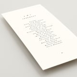 "traditional love story" - Wedding Programs in Black Tie by Phrosné Barwood - Detail