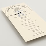 "Sealed" - Wedding Programs in Daisy by Baumbirdy - Detail