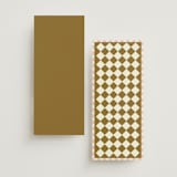 "Handwritten Letter" - Wedding Programs in Butterscotch by Helena Vitto - Back of Card Options