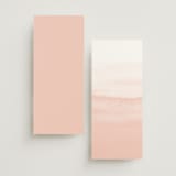 "Elance" - Wedding Programs in Onyx by Eric Clegg - Back of Card Options
