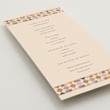 "prairie patchwork quilt" - Wedding Programs in Autumn by Jessica Yeo - Detail