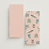 "Le Jardin" - Wedding Programs in Petal by Elly - Back of Card Options
