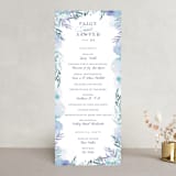 "Big Blooms" - Wedding Programs in Dew by Grace Kreinbrink - Front