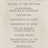 "Rustic Love" - Wedding Programs in Parchment by GeekInk Design - Detail