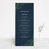 "Dreamkeeper" - Wedding Programs in Midnight by Jennifer Postorino - Front