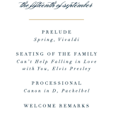 "Sullavan" - Wedding Programs in Teal by Carly Reed Walker - Detail