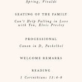 "Astor" - Wedding Programs in Blush by Carly Reed Walker - Detail