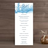"misty forest" - Wedding Programs in Navy by Ariel Rutland - Front