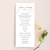 "Twirl Monogram A" - Wedding Programs in Blush by Ariel Rutland - Front