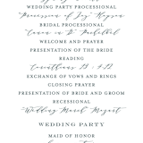 "Spring Garden" - Wedding Programs in Petal by Grace Kreinbrink - Detail
