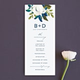 "Our Something Blue" - Wedding Programs in Ocean by AK Graphics - Front