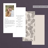 "love is strong" - Wedding Programs in Onyx by Aspacia Kusulas - Back of Card Options