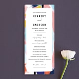 "Happy Day" - Wedding Programs in Carnival by Angela Marzuki - Front