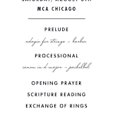 "Happy Day" - Wedding Programs in Carnival by Angela Marzuki - Detail