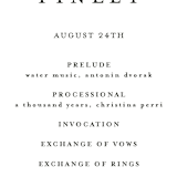 "Vines of Green" - Wedding Programs in Fern by Susan Moyal - Detail