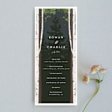 "Enchanted Forest" - Wedding Programs in Amaranth by Susan Moyal - Front
