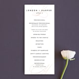 "Twirl Monogram B" - Wedding Programs in Blush by Ariel Rutland - Front