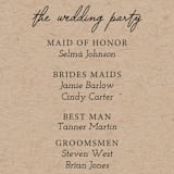"Joyfully Ever After" - Wedding Programs in Tangerine by Faith Harlow - Detail