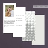 "Big City - Houston" - Wedding Programs in Light Taupe by Hooray Creative - Back of Card Options