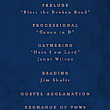 "Floral Ring" - Wedding Programs in Atlantic by Karidy Walker - Detail