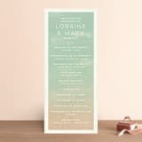 "Postcard from the Desert" - Wedding Programs in Sunset by Pink House Press - Front