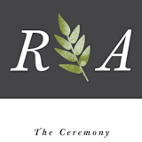 "Watercolor Leaf" - Wedding Programs in Porcelain by Hanna M - Detail