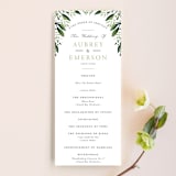 "Paradise" - Wedding Programs in Forest by Oma N. Ramkhelawan - Front