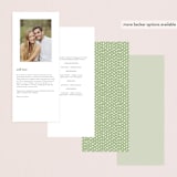 "Paradise" - Wedding Programs in Forest by Oma N. Ramkhelawan - Back of Card Options