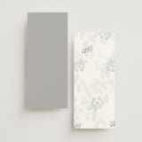 "A Thousand Years" - Wedding Programs in Classic White by Design Lotus - Back of Card Options