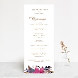 "Fall romance" - Wedding Programs in Jewelled by Creo Study - Front