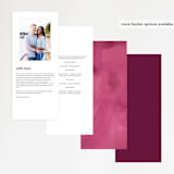 "Fall romance" - Wedding Programs in Jewelled by Creo Study - Back of Card Options