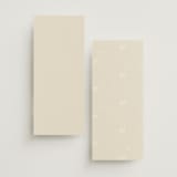 "Sense and Sensibility" - Wedding Programs in Cloud by Design Lotus - Back of Card Options