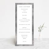 "set in stone" - Wedding Programs in Granite by raven erebus - Front