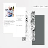 "set in stone" - Wedding Programs in Granite by raven erebus - Back of Card Options