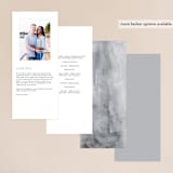 "We Do" - Wedding Programs in Ink by lulu and isabelle - Back of Card Options