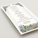 "Nature's Chapel" - Wedding Programs in Forest by Paper Sun Studio - Detail
