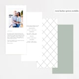 "Meadow" - Wedding Programs in Meadow by Eric Clegg - Back of Card Options