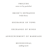 "Meadow" - Wedding Programs in Meadow by Eric Clegg - Detail