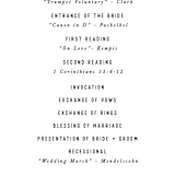 "Namely" - Wedding Programs in Pearl by Hooray Creative - Detail