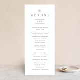"In Love" - Wedding Programs in Ink by Carolyn MacLaren - Front